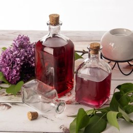 Butelka Szklana ORION z Korkiem 530 ml Karafka na Wodę Soki i Wino