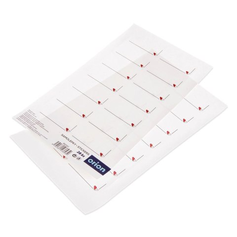 Etykiety Samoprzylepne na Słoiki ORION 28 szt. Prostokąt z Sercem