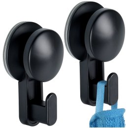 Haczyk Wieszak VILDE na Przyssawkę 2 szt. Czarny 5,5 cm Łazienka