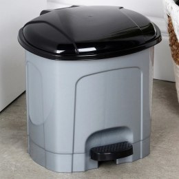Kosz na Śmieci z Pedałem Plastikowy Szary 3 L ORION Wytrzymały i Pojemny