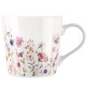 Kubek porcelanowy kwiaty 430 ml
