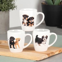 Kubki Ceramiczne Psy 220 ml 3 Szt. ORION do Zmywarki i Mikrofali