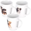 Kubki Ceramiczne Psy 220 ml 3 Szt. ORION do Zmywarki i Mikrofali