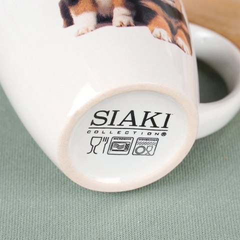 Kubki Ceramiczne Psy 220 ml 3 Szt. ORION do Zmywarki i Mikrofali