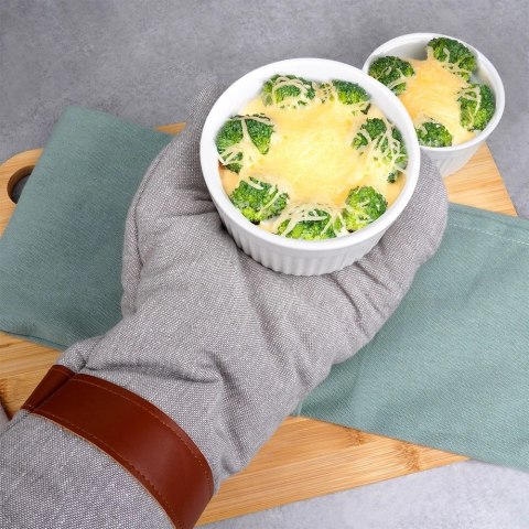 Miseczki do Zapiekania 260 ml Porcelanowe Białe Zestaw 2 szt VILDE