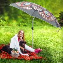 Parasol Plażowy Regulowany 180 cm VILDE Składany z Torbą UPF 50+