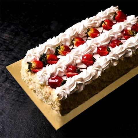 Podkład pod Tort Prostokąt Złoty 40 x 30 cm ORION Gruba Podkładka