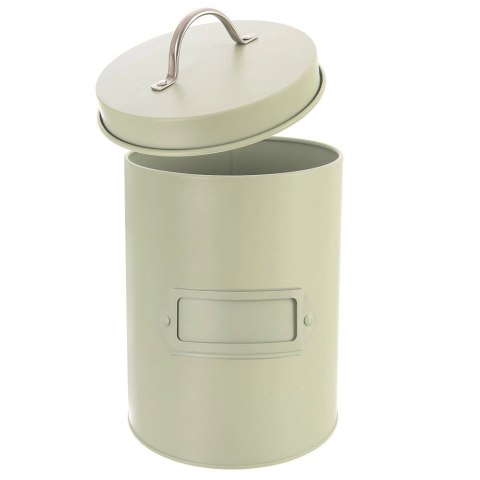 Puszka Pojemnik Metalowy GREENISH 1,3 L 11,5 x 18,5 cm ORION Zielony