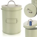 Puszka Pojemnik Metalowy GREENISH 1,3 L 11,5 x 18,5 cm ORION Zielony
