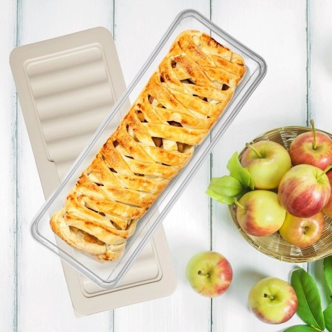 Pojemnik na Wędliny Sery 1 L ORION Falowane Dno Zmywarka 28,5 x 11 cm