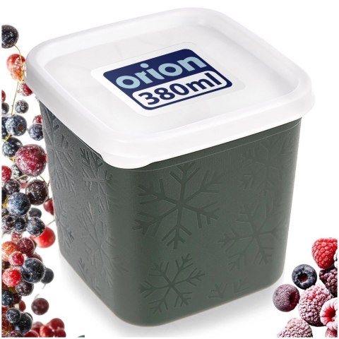 Pojemnik na Żywność Sypką Szczelny ORION 380 ml Zmywarka Mrożenie 8 x 8 cm