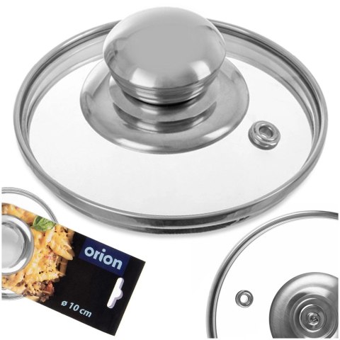Pokrywka Szklana Żaroodporna Odpowietrznik 10 cm ORION Zmywarka