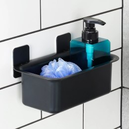 Półka Pod Prysznic Czarna Prostokątna Przyklejana Taśma 3M VILDE