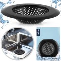 Sitko do Zlewu Czarne Stal Nierdzewna Filtr Duży 11,5 cm ORION