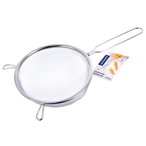 Sitko kuchenne stalowe z uchwytem 16 cm