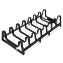 Stojak na Pokrywki Talerze Czarny Organizer 7 szt. do Szafki ORION