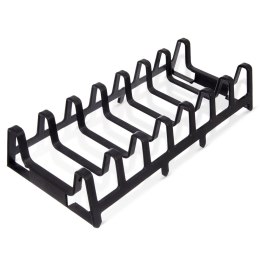 Stojak na Pokrywki Talerze Czarny Organizer 7 szt. do Szafki ORION