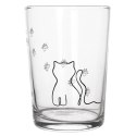 Szklanka Dekoracyjna z Grafiką KOTEK do Napojów i Mleka 500 ml ORION