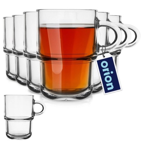 Szklanki do Kawy Herbaty Zestaw 6 szt. 350 ml LAV z Uchem do Zmywarki