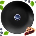 Talerz Deserowy Ceramiczny Czarny Matowy 20,5 cm ORION Zmywarka