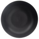 Talerz Obiadowy Głęboki Ceramiczny Czarny Matowy 800 ml ORION