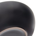 Talerz Obiadowy Głęboki Ceramiczny Czarny Matowy 800 ml ORION