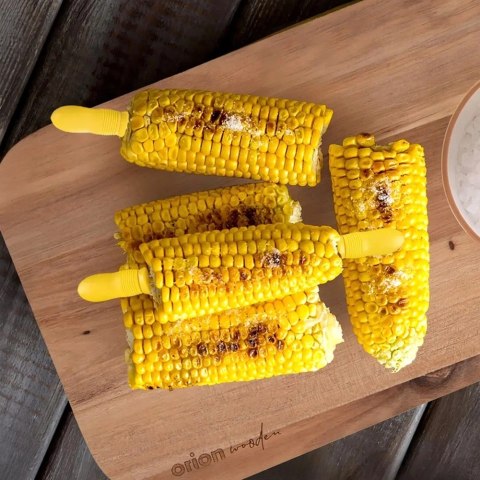 Uchwyty do Kukurydzy Zestaw 6 szt. Stal Nierdzewna ORION do Gorącej Kolby