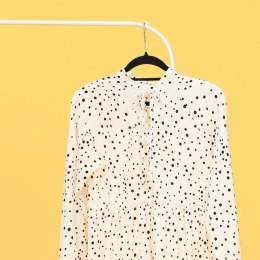 Wieszaki na Ubrania Welurowe Czarne 5 szt. ORION Antypoślizgowe Obrotowe