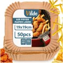 Wkład do Frytkownicy Air Fryer 50 szt. VILDE Papier Kwadratowy 19 x 19 cm