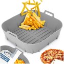 Wkład do Frytkownicy Air Fryer VILDE Silikon Szary Kwadrat 22 x 22 cm
