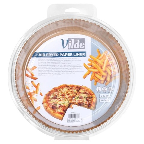 Wkład do Frytkownicy Air Fryer 100 szt. VILDE Pergaminowy Okrągły 23 cm
