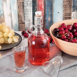 Butelka Szklana ORION z Klipsem 500 ml Retro Karafka na Wino Nalewki Napoje