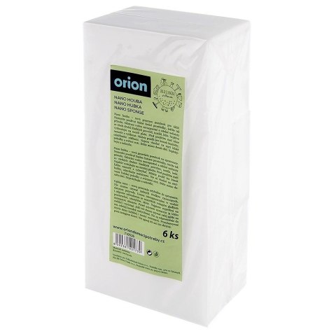 Gąbka Kuchenna ORION Magiczna NANO 6 szt. bez Detergentów do Mycia