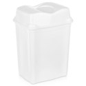 Kosz na Śmieci Plastikowy Biały 28 L ORION Wytrzymały i Pojemny
