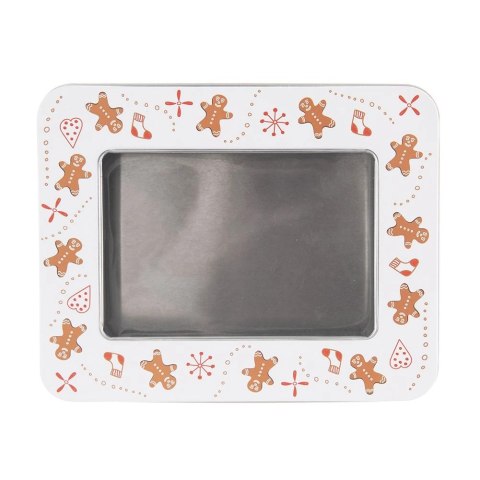 Puszka Pojemnik na Ciastka Świąteczne 18 x 14,5 x 5 cm ORION Pierniczek