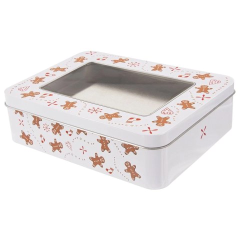 Puszka Pojemnik na Ciastka Świąteczne 18 x 14,5 x 5 cm ORION Pierniczek