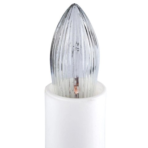 Świecznik adwentowy na 7 świeczek biały 41,5x29 cm