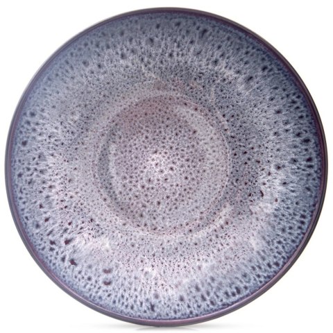 Talerz Obiadowy Głęboki Ceramiczny Fioletowy GLAZE 900 ml ORION