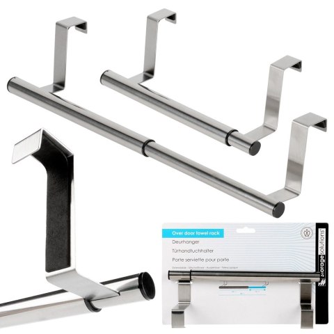 Wieszak na Drzwi Stalowy REGULOWANY 25-40 cm STORAGE SOLUTIONS