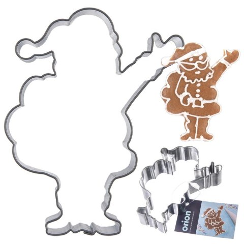 Wykrawacz do Ciastek Mikołaj 7,3 x 5,5 cm Stal Nierdzewna do Zmywarki ORION