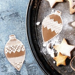 Wykrawacz do Ciastek Bombka 9 cm Stal Nierdzewna Solidny ORION