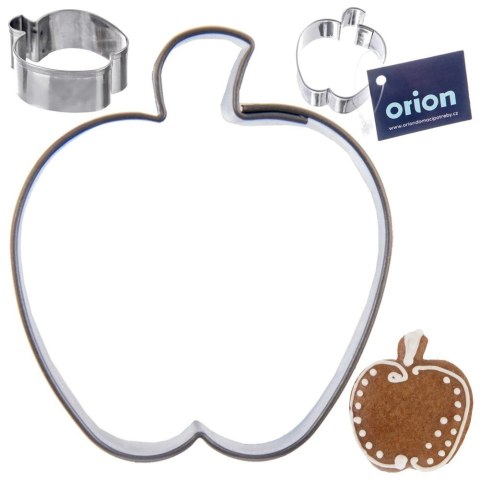 Wykrawacz do Ciastek Jabłko 4,3 cm Stal Nierdzewna do Zmywarki ORION