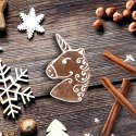 Wykrawacz do Ciastek Jednorożec 9 cm Stal Nierdzewna do Zmywarki ORION