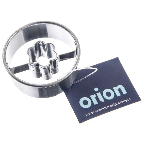 Wykrawacz do Ciastek Koło z Kwiatkiem 4,5 cm Stal do Zmywarki ORION