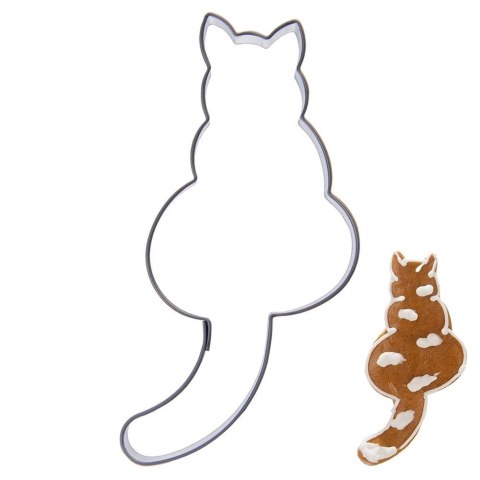 Wykrawacz do Ciastek Kot 8,5 cm Stal Nierdzewna do Zmywarki ORION