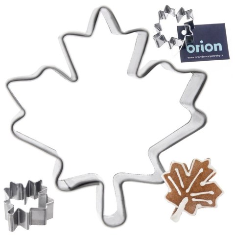 Wykrawacz do Ciastek Liść Klonu 4 x 3,5cm Stal Nierdzewna do Zmywarki ORION