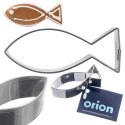 Wykrawacz do Ciastek Ryba 5 x 2 cm Stal Nierdzewna do Zmywarki ORION