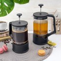 Zaparzacz Tłokowy 650 ml ORION BLACK French Press Szkło i Stal