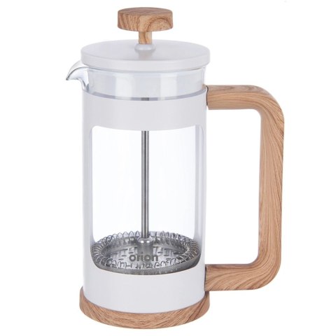 Zaparzacz Tłokowy 400 ml ORION WHITELINE French Press Szkło Tłok