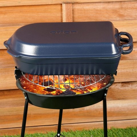 Brytfanna żeliwna emaliowana 2w1 LITINA 4 / 2 l